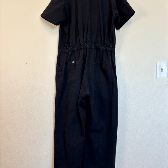 Big Bud Press Short Sleeve Jumpsuit – Basic Black - Picture 2 of 6